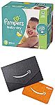 420 Ct Pampers Baby Dry Disposable Baby Diapers + $20 Amazon Gift Card $97