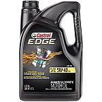 Castrol EDGE 5W-40 Advanced Full Synthetic Motor Oil 5 Qts 2 for $45