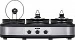 Bella 3 x 2.5-Quart Triple Slow Cooker $30