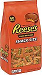 60-piece REESE'S Chocolate Candy, Snack Size Peanut Butter Cups $5.98
