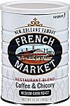 French Market Coffee, Dark Roast, 12 Oz Can, Pack of 3 $7.26