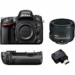 Nikon D610 DSLR Camera with 50mm f/1.8 Lens Kit $897