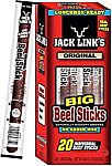 20-Count Jack Link's Beef Sticks, Original $12.34