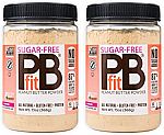 2-Pack PBfit Sugar-Free Peanut Butter Powder $10.28
