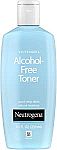 8.5-oz Neutrogena Alcohol-Free Facial Toner, Hypoallergenic $3