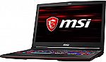 MSI GL63B 15.6" Gaming Laptop (i7 16GB 512GB SSD GTX 1660Ti 6GB) $975 and more