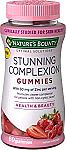 60-Count Nature's Bounty Optimal Solutions Stunning Complexion Skin Care Supplement Gummies $3.89