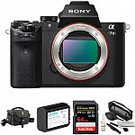 Sony Alpha a7 II Mirrorless Digital Camera with Accessory Kit $898