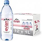 6-Pack 1-Liter evian Natural Spring Water $3.80