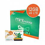 Mint Mobile 12GB/mo 12-Month Prepaid SIM Card Kit $240