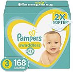 Pampers Swaddlers Diapers (Size 3, 4 or 5) from $36 or Less