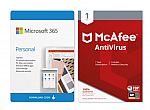 Microsoft 365 Personal - McAfee Antivirus $9.98