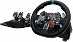 Logitech Dual-Motor Feedback Driving Force G29 Gaming Racing Wheel with Responsive Pedals for PlayStation $189.99