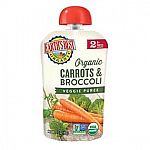 12-Pack 3.5-Ounce Earth's Best Organic Stage 2 Baby Food (Carrots and Broccoli) $1.12