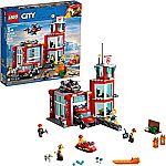 LEGO City Fire Station 60215 Fire Rescue Tower Building Set $56