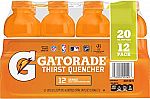 12-Ct 20-oz Gatorade (Orange or Fruit Punch) $7