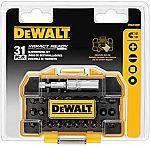 31-Pieces DEWALT DWAX100IR IMPACT READY Screwdriving Tough Case Set $9