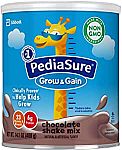 3-count PediaSure Grow & Gain Non-GMO Chocolate Shake Mix Powder (14.1oz) $24 and more