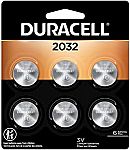 6-Ct Duracell 2032 3V Lithium Coin Battery $5.67