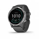 Garmin Vivoactive 4 Smartwatch + 2-Pack Sandisk 32GB Extreme Plus MicroSDHC $270