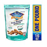 16-Oz Blue Diamond Almonds (Oven Roasted Sea Salt) $4.57