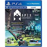 Apex Construct Standard Edition, Flipping Death & More  PlayStation 4 & PlayStation VR Games $4.99