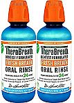 2-count TheraBreath Fresh Breath Oral Rinse, Icy Mint, 16 Ounce Bottle $10.85