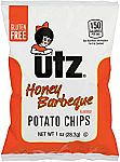 60-Count Utz Potato Chips Honey BBQ or Salt and Vinegar $12.81