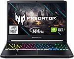 Acer Predator Helios 300 15.6" 144Hz Gaming Laptop (i7-10750H 16GB 512GB RTX 2060 Certified refurbished) $900