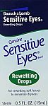 Bausch + Lomb Sensitive Eyes Contact Lens Rewetting Drops, 0.5 Oz $2.53