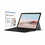 Microsoft Surface Go 2 10.5" (Pentium 4425Y, 4GB, 64GB) + Type Cover + Microsoft 365 1 Yr $430