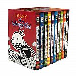 Diary of a Wimpy Kid Box of Books (Books 1-10) Hardcover $50 (Org $140)