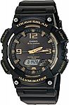 Casio Men's 'Tough Solar' Quartz Stainless Steel and Resin Watch $7