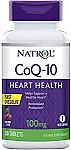 2 x 30-Ct Natrol CoQ-10 100mg Fast Dissolve Tablets $11, Natrol Melatonin Fast Dissolve Tablets (2 x 90Ct) $10 and more