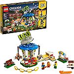 LEGO Creator Fairground Carousel 31095 Space-Themed Building Kit (595 Pieces) $40