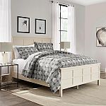 Jonah 3-Piece Reversible Geometric Charcoal Queen Comforter Set $34.79 and more