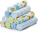 Spasilk 10 Pack Soft Terry Bath Washcloths $4