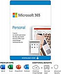 Microsoft Office 365 Personal 12-month subscription $34.99 (50% off), Business Premium $60