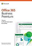 Microsoft Office 365 Business Premium | 12-month subscription $60, Personal $35