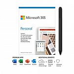 Microsoft Office 365 Personal 1 Yr Subscription - 1 User + Surface Pen $65