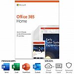 Microsoft Office 365 Home 12-Mo Subscription up to 6 People (PC & Mac) $53