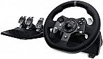 Logitech G920 Dual-Motor Feedback Driving Force Racing Wheel w/ Responsive Pedals (Xbox / PC) $237, (PS4 / PC) $322