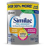 4-Count Similac Pro-Advance Baby Formula 1.93-lb (30.88oz) Tub $132.48 + $25 Walmart GC