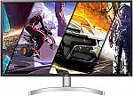 LG 32UL500-W 32" UHD HDR10 Monitor with AMD FreeSync $246.99