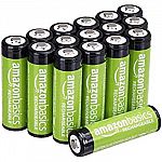 16-Pack AmazonBasics AA 2000mAh Rechargeable Batteries $20.62