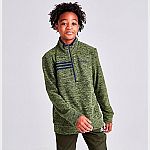adidas Boys' Microfleece Half-zip Sweatshirt $9, TNF Tote Bag $9 + Free Shipping