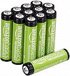 12-Ct AmazonBasics AAA Rechargeable Ni-Mh Batteries (800 mAh) $10.79