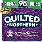 24-Count Quilted Northern Ultra Plush Toilet Paper, Mega Rolls $23.78 & More