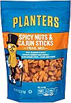 12-Count Planters Spicy Nuts & Cajun Stick Trail Mix (6 oz Pouches) $13.22 w/subscribe