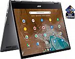 Acer Recertified Chromebook Spin 713 2-in-1 13.5" 2K 3:2 Touchscreen Laptop (i5-10210U, 8GB, 128GB SSD) $396